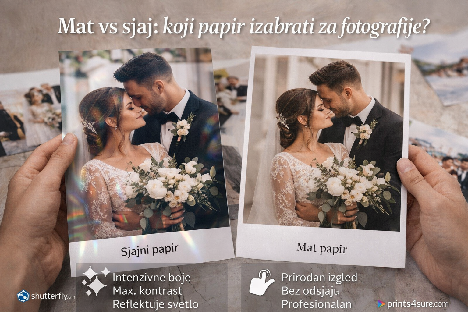 Mat vs sjaj: koji papir izabrati za fotografije?